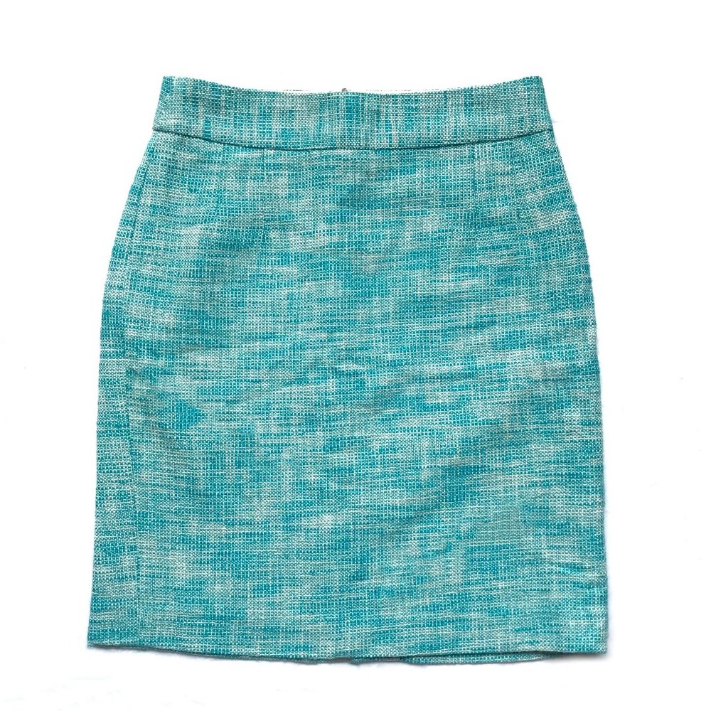 Turquoise Banana Republic Pencil Skirt